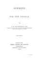 Cover image for Sermons for the People ...