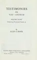 Cover image for Testimonies for the church