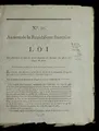 Cover image for Loi qui determine le lieu ou   seront de pose es les minutes des actes des juges de paix