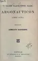 Cover image for Argonauticon libri octo