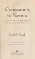 Cover image for Companion to Narnia: A Complete Guide to the Magical World of C.S. Lewis's the Chronicles of Narnia