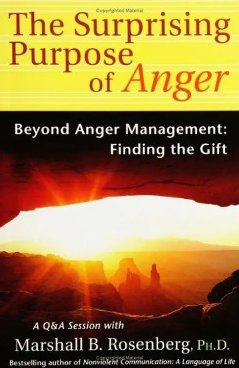 The Surprising Purpose of Anger: Beyond Anger Management: Finding the Gift (Nonviolent Communication Guides) cover