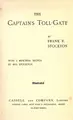 Cover image for The captain's toll-gate
