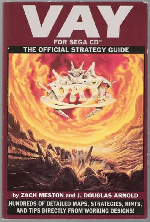 Vay: The Official Strategy Guide (for Sega CD) cover
