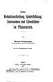 Cover image for Ueber Reduktionstheilung, Spindelbildung, Centrosomen und Cilienbildner im ...