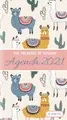Cover image for Treasure of Wisdom - 2021 Pocket Planner - Llamas