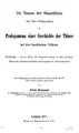 Cover image for Die Namen des Saugethiere bei den Südsemiten als Prolegomena einer Geschichte der Thiere bei den ...