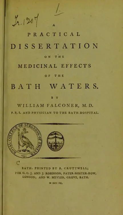 A practical dissertation on the medicinal effects of the Bath waters cover
