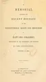 Cover image for A memorial concerning the recent history and the constitutional rights and privileges of Harvard college