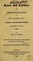 Cover image for Laon and Cythna, or, The revolution of the golden city