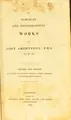Cover image for The surgical and physiological works of John Abernethy, F.R.S.