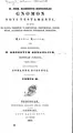 Cover image for D. Joh. Alberti Bengelii Gnomon Novi Testamenti, in quo ex nativa verborum vi simplicitas, profunditas, concinnitas, salubritas sensuum coelestium indicatur