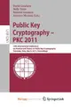 Cover image for Public Key Cryptography -- PKC 2011