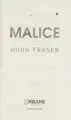 Cover image for Malice