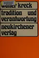 Cover image for Tradition und Verantwortung
