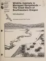 Cover image for Wildlife habitats in managed rangelands