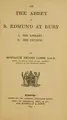 Cover image for The abbey of S. Edmund at Bury