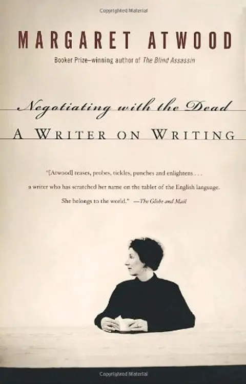 Negotiating with the dead: a writer on writing cover