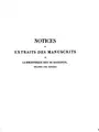 Cover image for Notices et extraits des manuscrits de la bibliothèque dite de Bourgogne: relatifs aux Pays-Bas