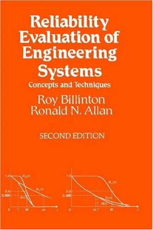 Reliability evaluation of engineering systems: concepts and techniques cover