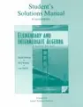 Cover image for Student's Solutions Manual for use with Elementary and Intermediate Algebra