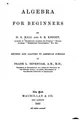 Cover image for Algebra for Beginners