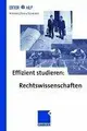 Cover image for Effizient studieren, Rechtswissenschaften