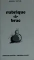 Cover image for Rubrique-a  -brac