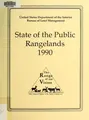 Cover image for State of the public rangelands, 1990