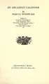 Cover image for An Arcadian calendar