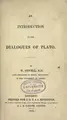 Cover image for An introduction to the Dialogues of Plato