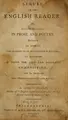 Cover image for Sequel to the English reader