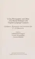 Cover image for Using Photography and Other Arts-Based Methods with English Language Learners