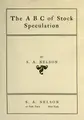 Cover image for The ABC of stock speculation