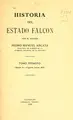 Cover image for Historia del Estado Falcón