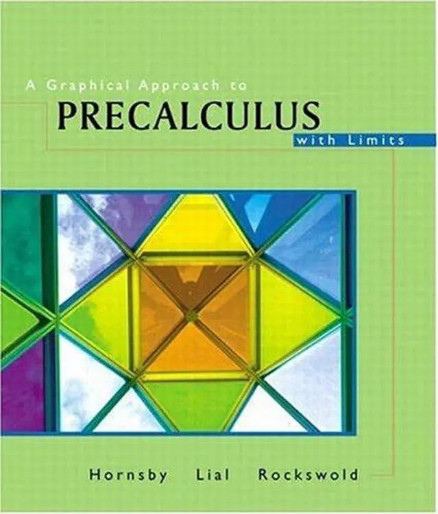 A graphical approach to precalculus with limits cover