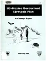 Cover image for US-Mexico borderland strategic plan