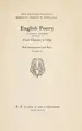 Cover image for English poetry