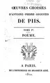 Cover image for Œuvres choisies
