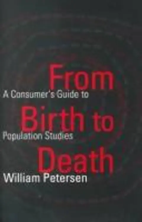 From birth to death: a consumer's guide to population studies cover