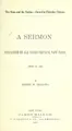 Cover image for The state and the nation -- sacred to Christian citizens