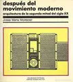 Cover image for Despues del movimiento moderno