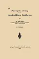 Cover image for Physiologische Anleitung zu einer zweckmäßigen Ernährung