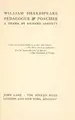 Cover image for William Shakespeare, pedagogue & poacher