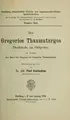 Cover image for Des Gregorios Thaumaturgos Dankrede an Orgienes