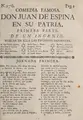 Cover image for D. Juan de Espina en Milán