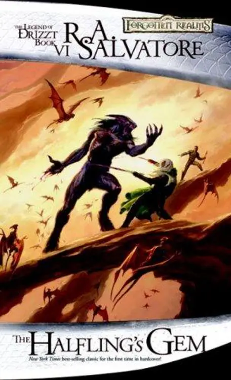 The Halfling's Gem: The Legend of Drizzt, Book VI cover