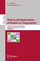 Cover image for Theory and Applications of Models of Computation