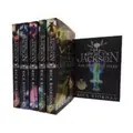 Cover image for Percy Jackson Collection. Percy Jackson and the Lightning Thief, the Last Olympian, the Titans Curse, the Sea of Monsters, the Battle of the Labyrinth and the Demigod File