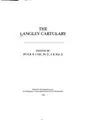 Cover image for The Langley cartulary